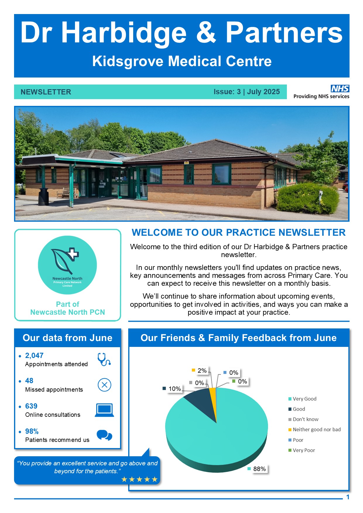 Practice Newsletter - July 2025
