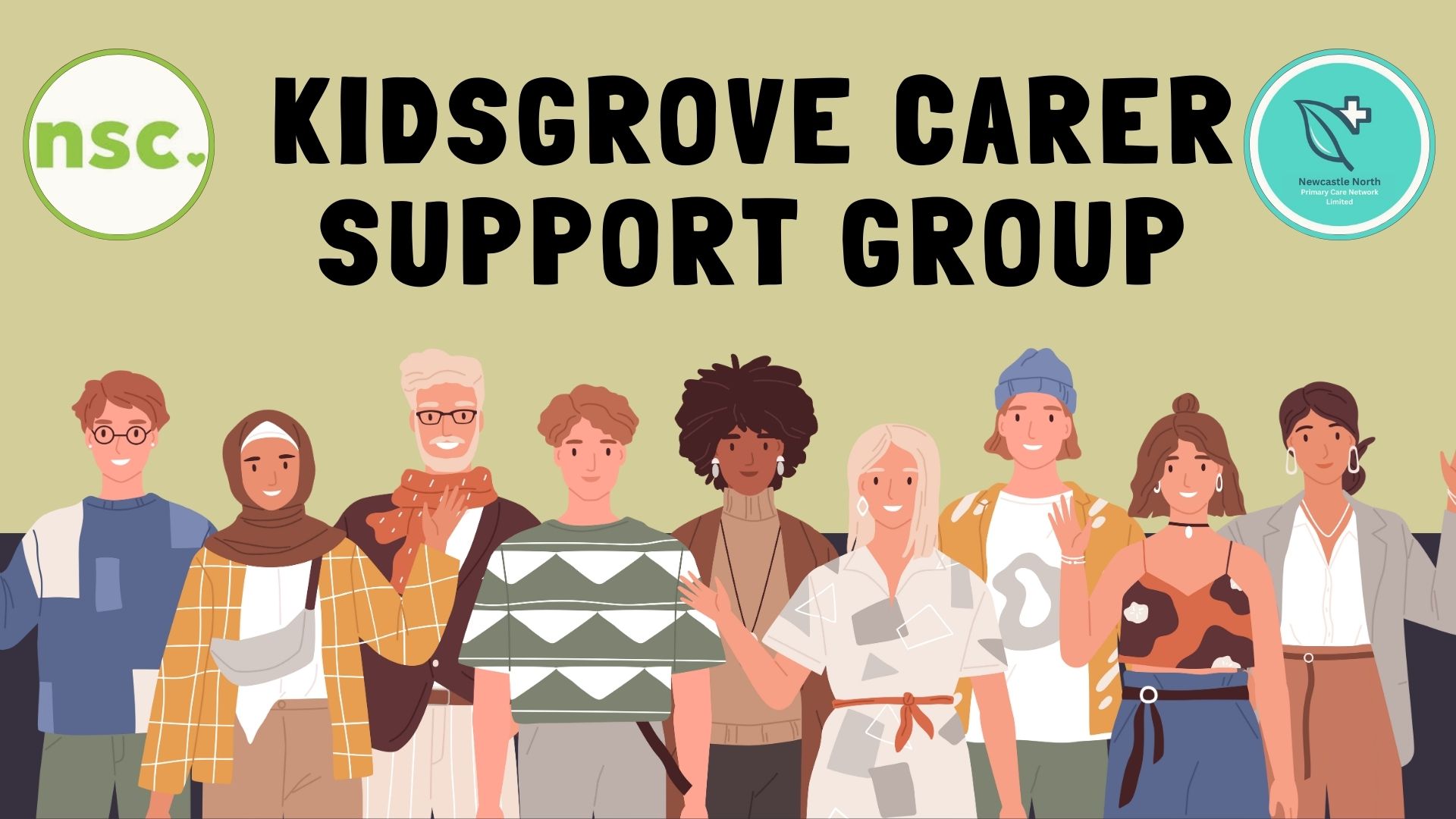 Carers group with a special guest