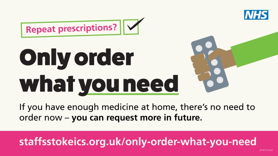 Only order what you need