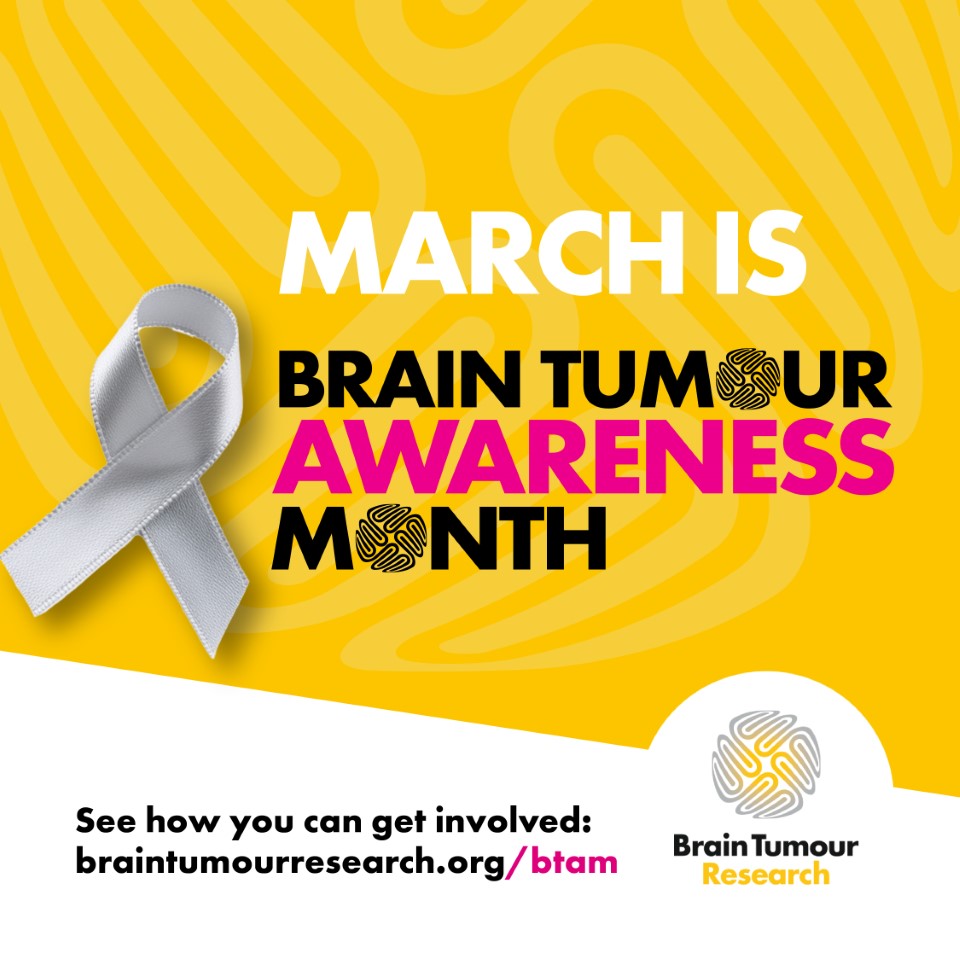 March is Brain Tumour Awareness Month